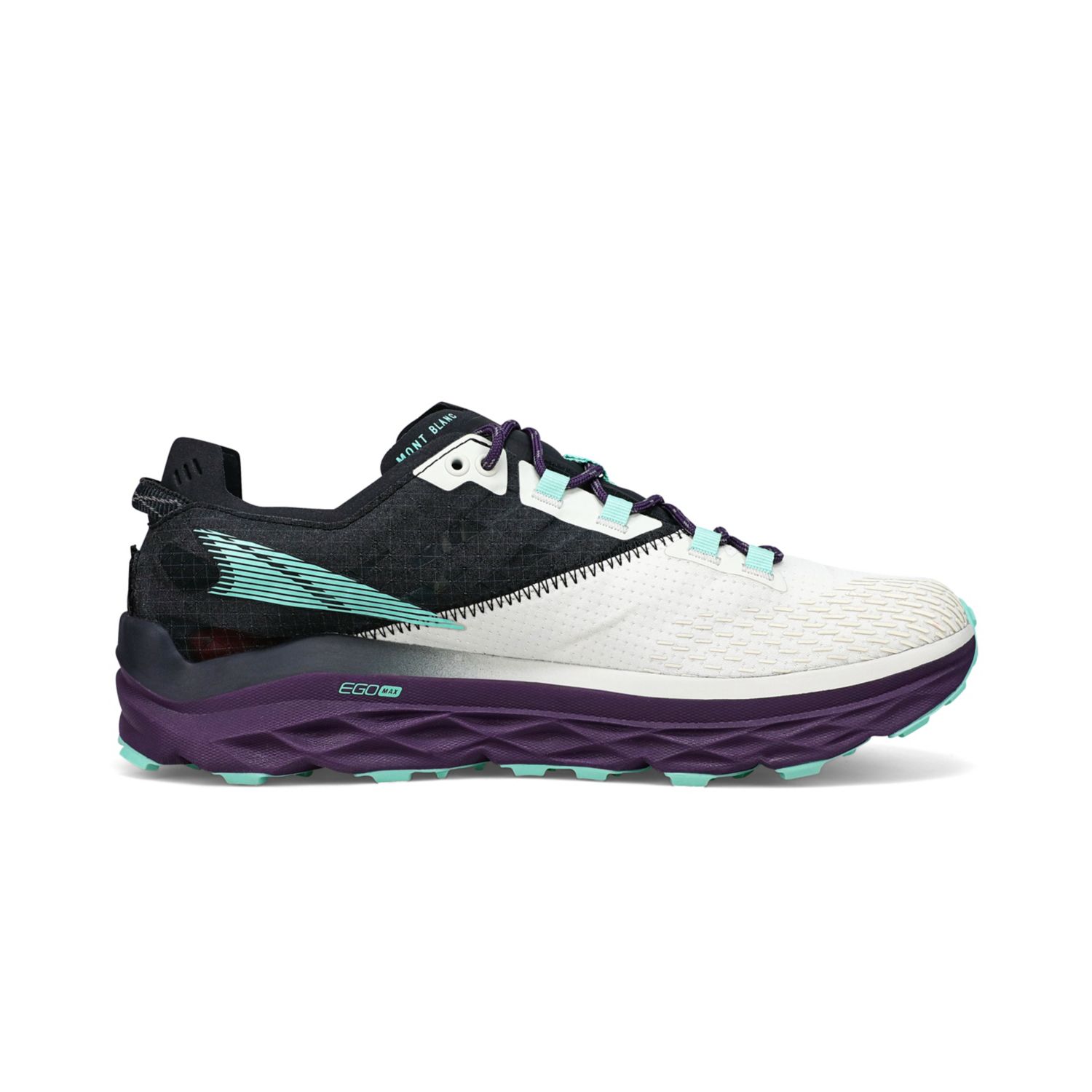 Altra Mont Blanc Women's Trail Running Shoes Black / Green | South Africa-28453979